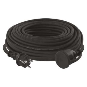 Tinklo ilgiklis EMOS gumuotas 30m 1.5mm2 juodas