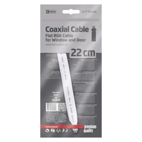 Lango 75 Ohm perėjimas 3C2V 22cm