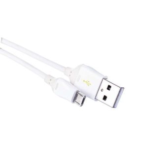 Laidas USB 2.0 A/M - micro B/M 1m (baltas)