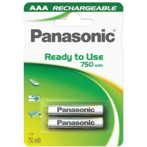 Akum. Panasonic Ready to Use HR03 750 mAh (AAA)