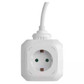 Tinklo ilgiklis Kubas 4 roz.+2x USB 1.9m