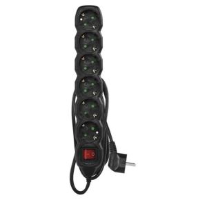 Tinklo ilgiklis 6 roz. 1.5 m. su jungikliu (įžem) 1.5 mm2