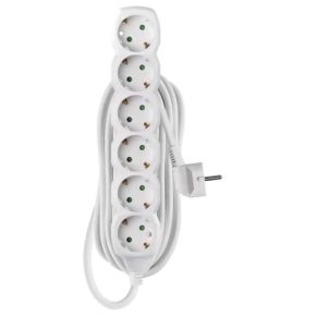 Tinklo ilgiklis 6 rozetės 5 m. 1.5mm2