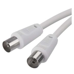 Laidas TV antenai 1.25m baltas