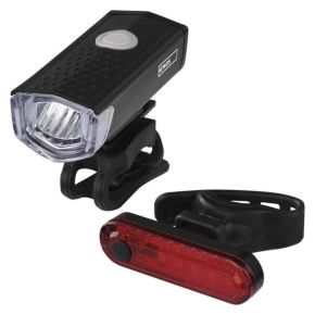Priekinis ir galinis LED dviračio žibintai EMOS, 90 lm, 500 mAh