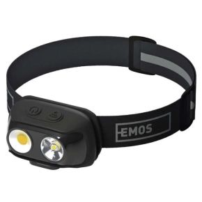 Įkraunamas žibintuvėlis ant galvos 1xCOB LED+LED 500lm IP44 1200 mAh