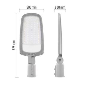 LED gatvės šviestuvas SOLIS  70W 8400 lm NW