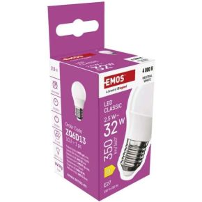 LED lemputė CLASSIC MINI GLOBE E27 2.5W 350lm WW
