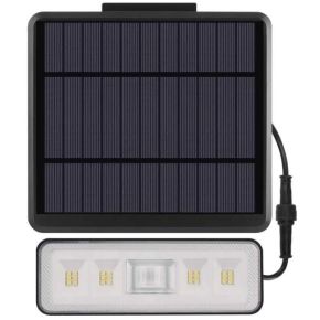LED prožektorius SUNNO 1300lm su PIR jutikliu ir saulės panele NW