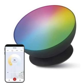 Išmanioji LED stalinė lempa GoSmart RGB WW/CW juoda