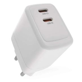 Tinklo kroviklis EMOS 2xUSB-C PD 35W baltas