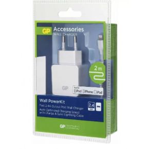 Tinklo kroviklis SMART 1xUSB 2.4A 100-240V+laidas