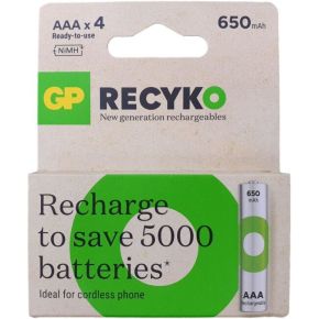 Akum. GP ReCyko NiMH AAA 650mAh EB4