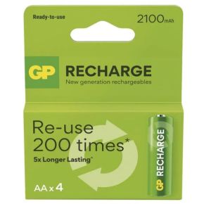 Akum.  GP Recharge NiMH  AA 2100mAh EB4