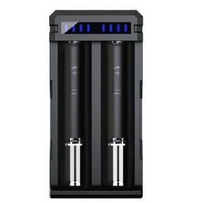 Akumuliatorių įkroviklis XTAR FC2 Li-Ion/NiMh 10440/26650 USB-C