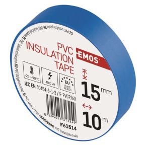 PVC izoliacinė juosta EMOS 15/10 (mėlyna)