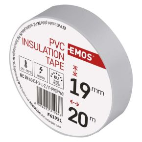 PVC izoliacinė juosta EMOS 19/20 (balta)