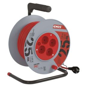 Tinklo ilgiklis - ritė 4 roz. 25 m. 16 A / 3000 W