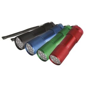 Rankinis žibintuvėlis 9 LED 3xAAA (viduje)