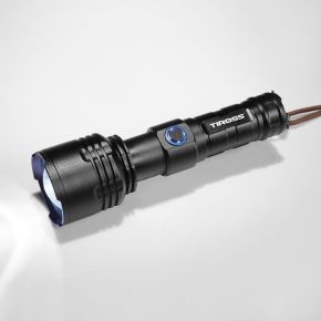 Įkraunamas žibintas 20 W LED 1300 lm, 26650 Li-ion, 3.7 V, IPX4, zoom