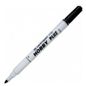 Žymeklis-markeris permanentinis Centropen Hobby universalus 1-3mm juodas