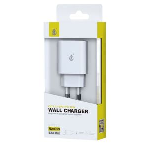 Įkroviklis OnePlus QC 3.0 18W USB-A+USB-C PD 20W baltas