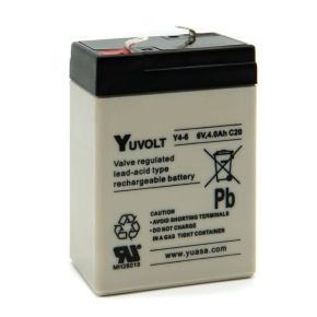 Akumuliatorius Yuasa YUVOLT 6 V 4 Ah