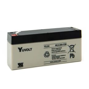 Akumuliatorius Yuasa YUVOLT 6 V 3.2 Ah