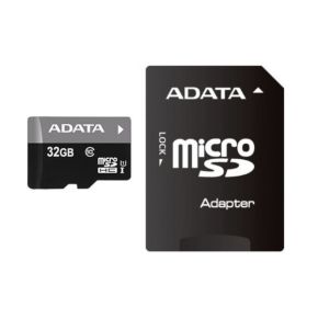 Atminties kortelė ADATA microSDHC 32GB UHS-I Class 10 + SD adapteris