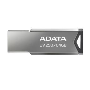 USB atmintinė raktas ADATA UV250 16GB Metal Black USB 2.0