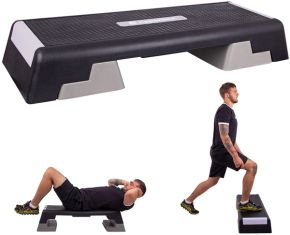 Aerobikos stepas reguliuojamo aukščio inSPORTline Absater PRO 90x35cm