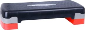 Aerobikos stepas reguliuojamo aukščio inSPORTline AS100 68x28cm - Black-Burgundy