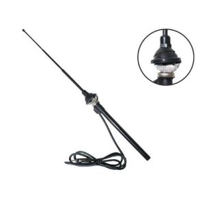 Automobilio antena teleskopinė 1m su laidu 1.3m maža galvute