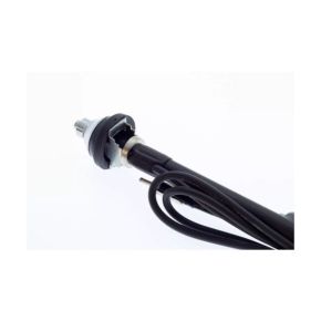 Automobilio antena teleskopinė 1m su laidu 1.3m chromuota
