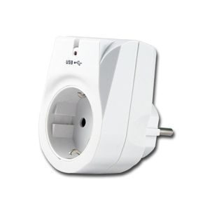 Rozetė s USB įkrovikliais Arcas schuko adapter with 2xUSB  charging ports