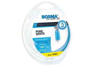 Bosma lemputė H7, 55W, 12V, PX26d komplektas (balta)