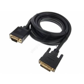 Laidas kabelis Cabletech DVI kištukas - VGA kištukas 3m.