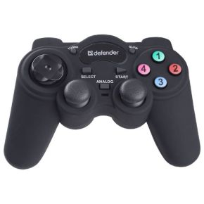 Žaidimų valdiklis pultelis Defender Game Racer Turbo USB 