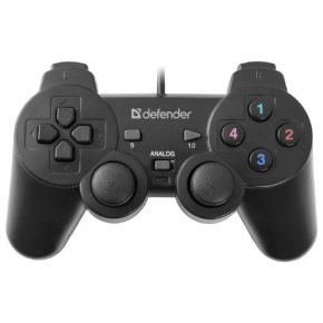 Žaidimų valdiklis pultelis  Defender Omega USB 12