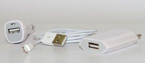 Kroviklis APPLE iPhone USB: Lightning komplektas