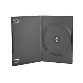 Tuščia CD/DVD diskų dėžutė juoda 9 mm