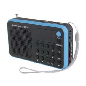 Kišeninis radijo imtuvas + MP3 grotuvas USB SD EMGO 1505W