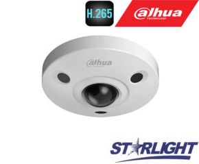 FishEye 360° 4K IP kam.12MP(4000x3000) STARLIGHT STARVIS sensor. 25fps, H.265, IR, IP67, IK10, PoE