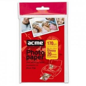 Foto popierius Acme, A6 170g/m2 20 vnt. blizgus