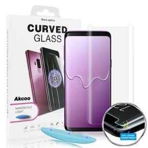 Apsauginis stiklas Apple iPhone XR (su silikoniniais klijais)  