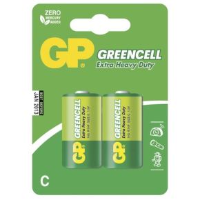 Elementai GP Greencell R14 (C) 2vnt blister