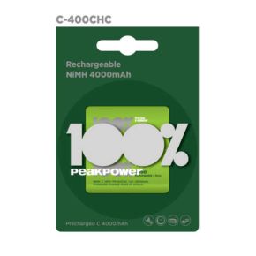 Įkraunami elementai GP NiMH C HR14 PP400CHC