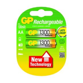 Įkraunami elementai GP NiMH LSD 1300 mAh (AA)