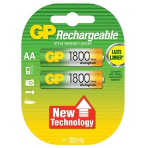 Įkraunami elementai GP NiMH LSD 1800 mAh (AA)