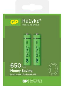 Įkraunami elementai GP NiMH LSD 650 mAh (AAA) 2vnt.